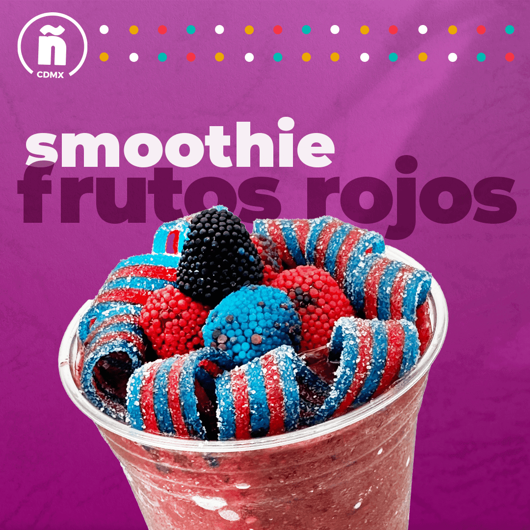 Smoothie de Frutos Rojos y Naranja